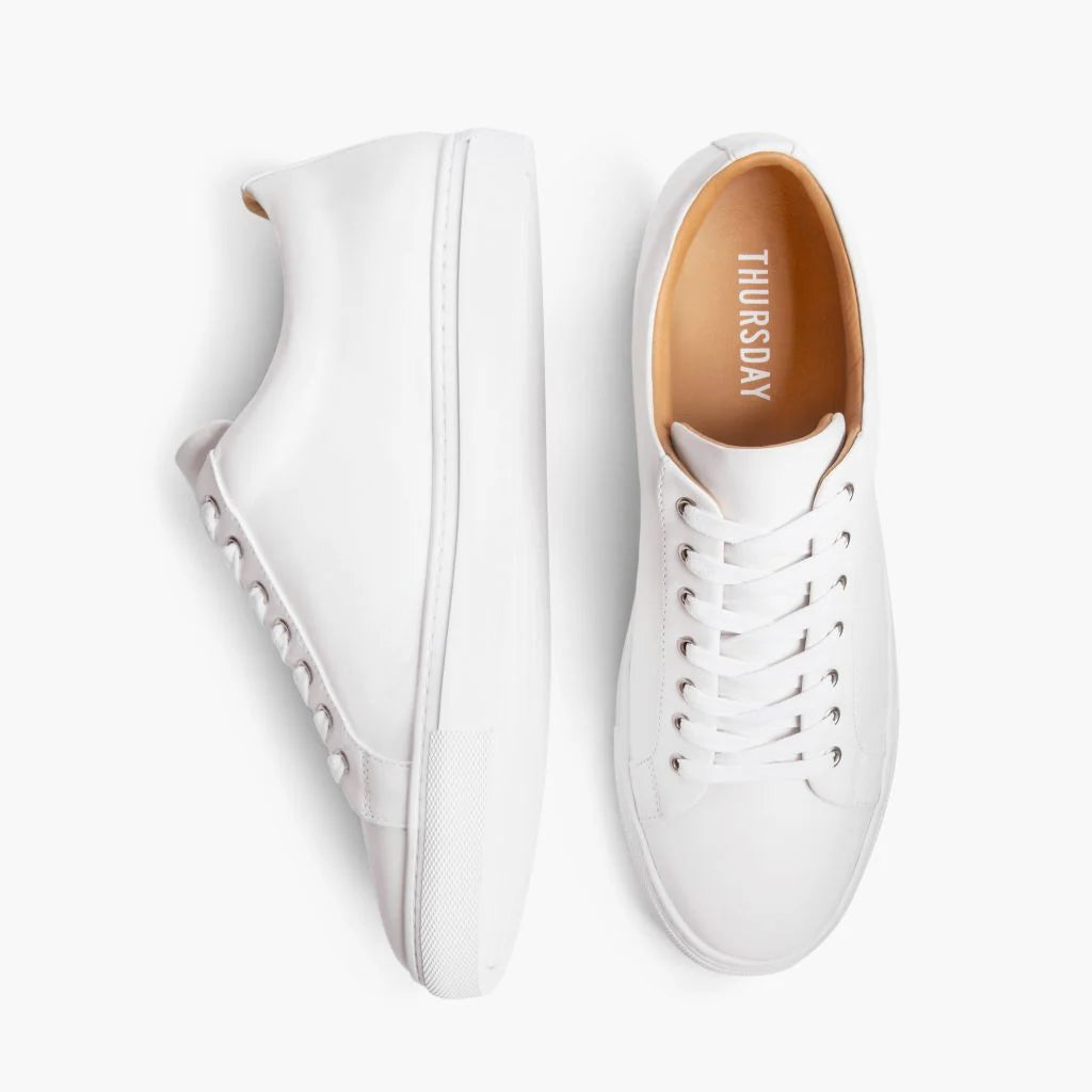 White Leather Sneaker
